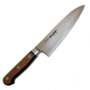 Houcho.com Suisin Inox Western-Style Knife Series, Genuine Sakai-Manufactured, Inox Steel 7.1” (180mm) Santoku/Gyuto Knife