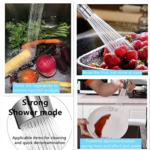 Faucet Extender 720° Rotating Faucet Extender Universal Swivel Extension Faucet Aerator Faucet Sprayer Attachment for Sink Aerator for Kitchen and Bathroom Male or Female Thread | The Storepaperoomates Retail Market - Fast Affordable Shopping