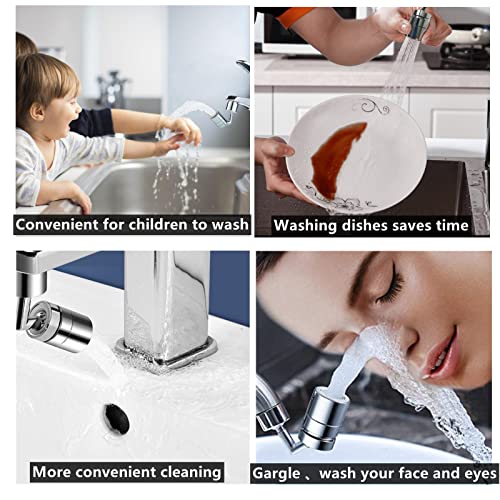 Faucet Extender 720° Rotating Faucet Extender Universal Swivel Extension Faucet Aerator Faucet Sprayer Attachment for Sink Aerator for Kitchen and Bathroom Male or Female Thread | The Storepaperoomates Retail Market - Fast Affordable Shopping