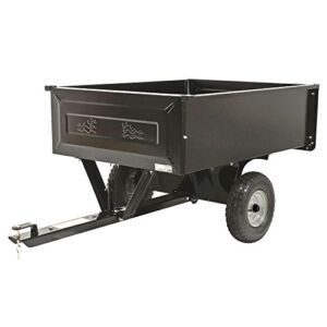 10 cu. ft. Steel Dump Cart with Pneumatic Tires and Removable Tailgate