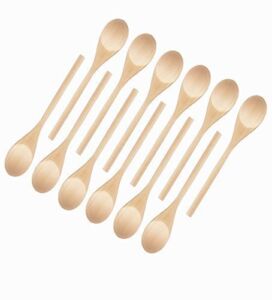 Kitchen Wooden Spoons Mixing Baking Serving Utensils Puppets 10 In – 12 Pack