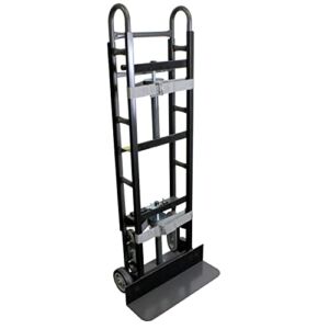 USCC Appliance Truck – Steel Hand Truck – Heavy Duty 800 Pound Capacity – Appliance Hand Dolly with Double Auto Recoil System – Stair Climber Capability – Heavy Duty Hand Truck – Appliance Dolly