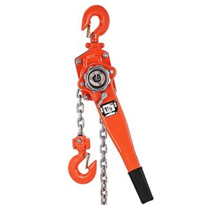 Gakee Lever Hoist 1 1/2 ton with 10 Feet Steel Chain, Manual Lever Chain Hoist Two Swivel Hooks 3300 LBS lift Capacity, Lift Lever Hoist for Lifting Pulling Building Garages Warehouse (1.5Ton 10ft)
