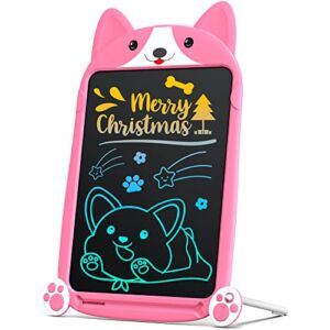 LCD Writing Tablet Board, Hockvill Toys 10 inch Colorful Doodle Drawing Tablet Pad Erasable Reusable Electronic, Toys for 3 4 5 6 7 8 Year Old Girls Boys Kids ,Toddler Educational & Learning Birthday