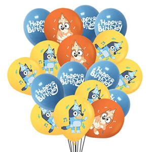 48 PCS Cartoon Dog Balloons – Latex Balloons Set for Birthday Party Supplies Theme Party Decorations