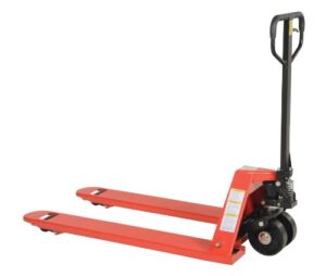 Vestil PM5-2748-S Full Featured Pallet Truck with Steel Wheels, 5500 lbs Capacity, 48″ Length x 27″ Width Fork