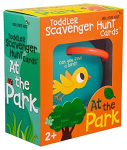 MOLLYBEE KIDS Outdoor Toddler Scavenger Hunt Cards at The Park, Stocking Stuffers, Gifts for Ages 2+