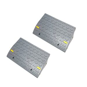 BISupply Curb Ramps for Driveway Ramps for Low Cars, Car Ramps, Motorcycle Ramp, Threshold Ramp, Loading Ramps 6in 2pk