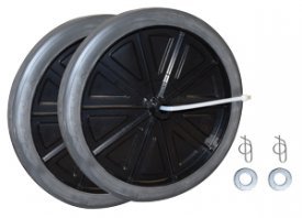 Rubbermaid 9W71-L2 Wheel Kit for Mega Brute Mobile Waste Collector
