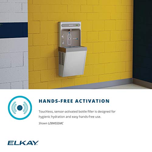 Elkay LZ8WSSSMC EZH2O Refrigerated Surface Mount Bottle Filling Station, Filtered, 8GPH, Stainless Steel | The Storepaperoomates Retail Market - Fast Affordable Shopping
