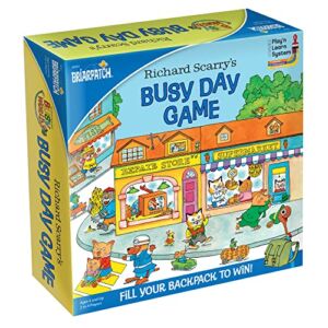 Briarpatch Richard Scarry’s Busy Day 3D Pop-Up Game for Boys and Girls Ages 4 and Up, A Fun Collecting Preschool Board Game from The Busy World of Richard Scarry