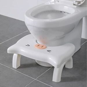 Toilet Stool, Foldable Squatting Potty Stool for Bathroom, Poop Stool 7 Inches Height Proper Toilet Posture for Better and Healthier Defecation