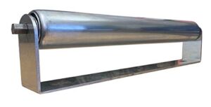 Heavy Duty Roller with Bracket | 15″ Galvanized Steel | 1.97″ Diameter