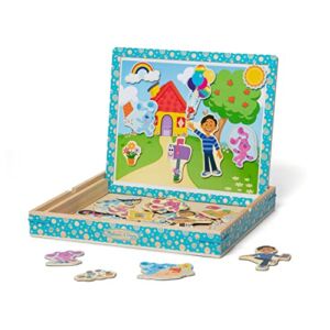 Melissa & Doug Blue’s Clues & You! Wooden Magnetic Picture Game (48 Pieces), Multicolor