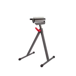 Protocol Equipment 3-in-1 Material Support Roller Stand, Can Convert Between Material Stop, Single Roller, or Multi-Ball Head, Powder-Coated Steel, 150-pound Capacity