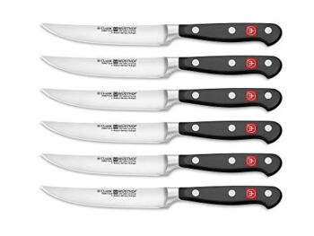 Wusthof Classic Six Piece Steak Set, One Size, Black, Stainless Steel | The Storepaperoomates Retail Market - Fast Affordable Shopping