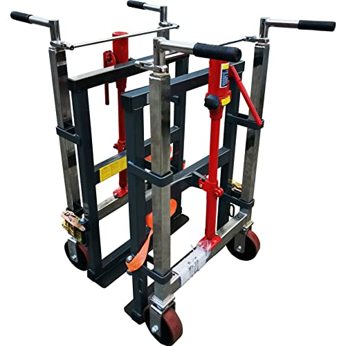 Hydraulic Furniture Mover Equipment Mover Crate Mover (Set of 2) ,Heavy Duty Moving Dolly, 3960 lbs Capacity, Pake Handling Tools | The Storepaperoomates Retail Market - Fast Affordable Shopping