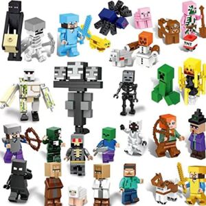 29 Pcs Action Figures Building Blocks Kit Minifigures Set Toys Educational Toy for Kids Intelligence Playset for Boys Girls Birthday