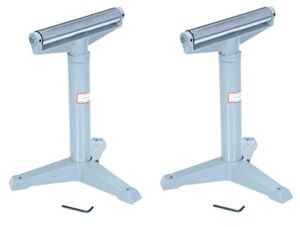 Vestil Stand-H 14″ Horizontal Deluxe Roller Stand, 23″ – 38-1/2″ Height, 1760 lbs Capacity (Two Pack)