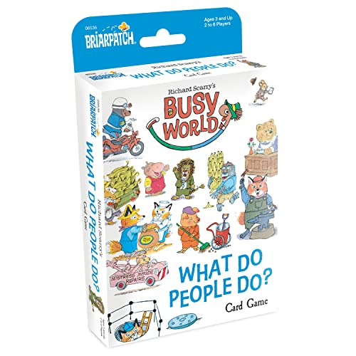 Richard Scarry’s What Do People Do? Matching Card Game from Briarpatch, Based on The Busy World of Richard Scarry for 2 or More Players Ages 3 and Up (06536) | The Storepaperoomates Retail Market - Fast Affordable Shopping