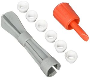 Ginsey Home Solutions One Toilet Seat Tightening Kit, 1, Gray