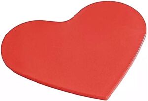 Linden Sweden Heart Shaped Cutting Board – Safe for Meat and Produce, Won’t Dull Knives – Slim, Lightweight Design Easy for Storage – High Quality, Dishwasher-Safe, BPA-Free, Red