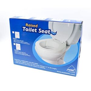 MOBB Standard Raised Toilet Seat for Seniors, Elderly