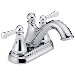 Delta Faucet Haywood Centerset Bathroom Faucet Chrome, Bathroom Sink Faucet, Drain Assembly, Chrome 25999LF