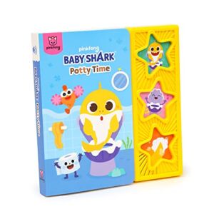 Baby Shark Potty Time 3 Button Story Sound Book | Baby Shark Toys, Baby Shark Books | Learning & Education Toys | Interactive Baby Books | Gifts for Boys & Girls