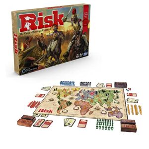 Risk Game With Dragon; For Use With Amazon Alexa; Strategy Board Game Ages 10 And Up; With Special Dragon Token