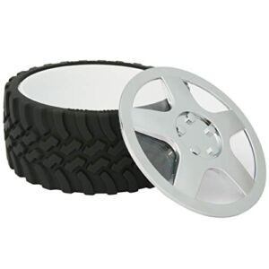 WRENCHWARE – Knobby Tread Rubberized Tire Bowl the perfect gifts for men who have everything. Great Motorhead Gifts, NASCAR Gift Ideas and makes a fun office Candy dish, Popcorn bowl, and ice cream bowl. Great gift for a man cave or workshop.