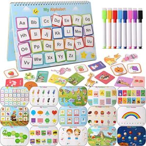 Montessori Busy Book for Kids, Montessori Toys for Toddlers, Autism Sensory Educational Toys Preschool Learning Activities Latest 15 Themed Workbooks Activity Binders Travel Toys for Toddlers