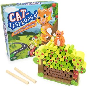 Cat-tastrophe!|Children’s Tabletop Dexterity Board Game for Kids and Toddlers|Developmental Kids Game|Quick 10 Minute Game