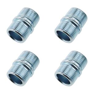 E-outstanding Metal Rack Connector 4pcs 1Inch/25.4mm Wire Rack Shelve Unit Pole Connector Storage Shelf Shelving Holder Connection Nuts Replacement Parts (ID: 16mm, OD: 23mm)