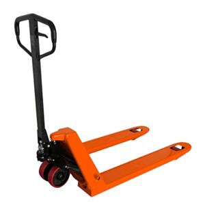 Tory Carrier Manual Pallet Jack Lift 5500lbs Capacity,Hand Pallet Truck 48”L×27”W Fork Size