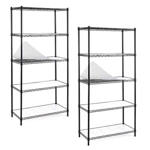 Model Toys, Mini Version-Poor Quality 0.1-helf helving Unit with helf Liners Set of 0.1, Adjustable Storage ack, Steel Wire Shlves, Shelving nits and STN and Garage (0.001W X 0.2D X 0.01H)-1