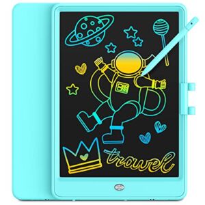LCD Writing Tablet for Kids 10 Inch Colorful Screen, Toddler Educational Toys for 2 3 4 5 6 Years Old Boys and Girls, Reusable and Portable Drawing Tablet Christmas Toys Gifts for Kids