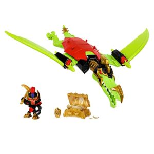 Treasure X Dino Gold Pterodactyl Dino Dissection. Dissect, Rescue and Attack. Exclusive Hunter and Dinosaur Playset. Will You find Real Gold Dipped Treasure?