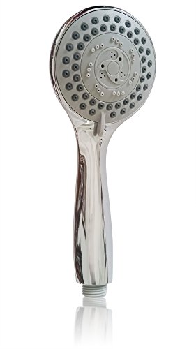 Shower Head – Handheld Rainfall High Pressure and Flow with Removable Water Restrictor – Powerful / Detachable Hand Held Chrome ShowerHead for Best Rain Massage and Relaxation | The Storepaperoomates Retail Market - Fast Affordable Shopping