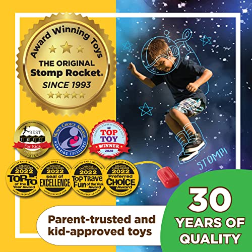 Stomp Rocket Original Jr. Rockets Launcher for Kids – Soars 100 Ft – 8 Multi Color Foam Rockets and 1 Adjustable Launcher Stand – Fun Outdoor or Indoor Toy and Gift for Boys or Girls Age 3+ Years Old | The Storepaperoomates Retail Market - Fast Affordable Shopping