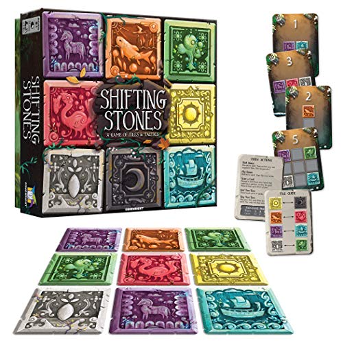 Gamewright – Shifting Stones – A Visual, Decision-Making Family Strategy Game of Tiles, Cards, and Tactics | The Storepaperoomates Retail Market - Fast Affordable Shopping