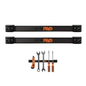2 Pack 12″ Magnetic Tool Holder, Magnetic Tool Holder Strip, A Tool Magnet Bar For Shop Organization, Magnetic Tool Organizer For Garage, Easy To Install Tool Magnet – Mounting Screws Included