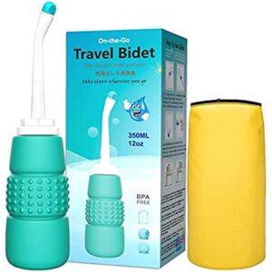 Travel Toilet Portable Toilet for Toilet Handheld Postpartum Perineum Cleaning Delivery Detergent for Outdoor, Camping, Travel, Personal Hygiene (Green)
