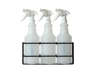 TCD Parts Spray Bottle Storage Rack – Mountable – Holds 3 Bottles – Heavy Duty