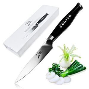 Zelite Infinity Utility Knife Kitchen, 5 Inch Kitchen Knife, Chef’s Knives, Chopping Knife, Kitchen Utility Knife, Vegetable Knife – German High Carbon Stainless Steel – Razor Sharp Kitchen Knife