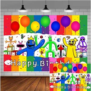 Games Backdrop Decorations Banner Party Photography Background Happy Birthday Banner Party Supplies 2-5x7FT
