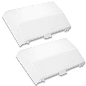 (2-Pack) 89108000 The Exact Replacement | Compatible with Nutone Bathroom Vent Fan Light Lens Cover 763RLN