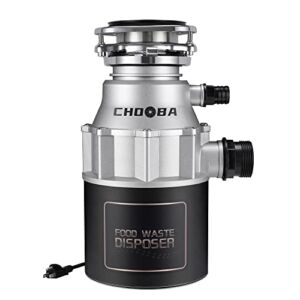 Chooba Garbage Disposal 3/4HP, Food Waste Disposal Continuous Feed, Garbage Disposal with Power Cord