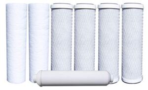 Watts Premier WP500024 Standard Annual Water Filter Replacement Kit, White, 7 Pack