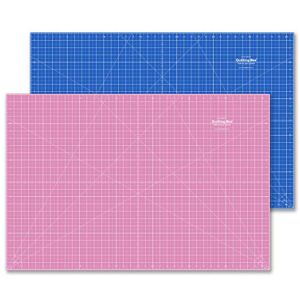 24″ x 36″ Pink & Blue Cutting Mat for Sewing, Quilting, Arts & Crafts